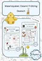 Vorschau - Arbeitsblätter - Materialpaket Ostern | Frühling (Deutsch) - Deckblatt