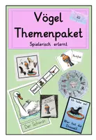 Vorschau - Unterrichtsreihen - Vögel spielerisch erlernt - Deckblatt