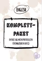 Vorschau - Unterrichtsreihen - ENGLISCH-Komplettpaket (GS) - Deckblatt