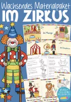 Aperçu - Matériel pour travaux manuels / dessin - Zirkus Deutsch / Allemand Materialpaket bundle - Page de couverture