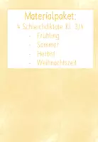 Vorschau - Stundenentwürfe - Materialpaket - Schleichdiktate KL. 3/4 - Deckblatt
