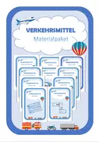Vorschau - Arbeitsblätter - Materialpaket Verkehrsmittel/Wortschatz/Spiele - Deckblatt
