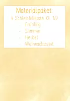 Vorschau - Stundenentwürfe - Materialpaket- Schleichdiktate Kl. 1/2 - Deckblatt