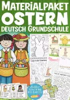 Vorschau - Arbeitsblätter - Ostern Sparpaket / Materialpaket Grundschule Deutsch - Deckblatt