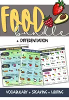 Vorschau - Arbeitsblätter - FOOD WORKSHEET BUNDLE - breakfast, lunch and dinner - Deckblatt
