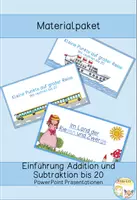 Vorschau - Stationenlernen - Plus und Minus bis 20 - Materialpaket - Deckblatt