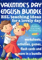 Aperçu - Préparation de séance / Séance complète - VALENTINE'S DAY English bundle / kit pédagogique Anglais - Page de couverture