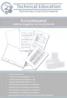 Vorschau - Arbeitsblätter - Komplettpaket: Arbeitsvorlagen für technische Berufe - Deckblatt