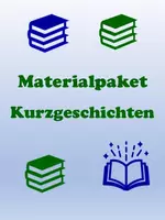 Vorschau - Unterrichtsreihen - Kurzgeschichten mit Fragen zum Leseverständnis - Wachsendes Materialpaket - Deckblatt