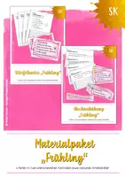 Vorschau - Arbeitsblätter - Materialpaket "Frühling" für den Deutschunterricht - Deckblatt