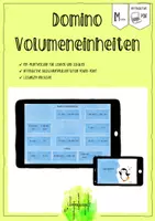 Vorschau - Spiele - MATERIALPAKET Domino Volumeneinheiten - Deckblatt