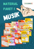 Vorschau - Unterrichtsreihen - Materialpaket MUSIK XL 🎶 Bodypercussion Boomwhackers Musiktheorie Quiz uvm - Deckblatt