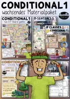 Aperçu - Feuilles d'exercices - Conditional 1 - ESL Material Bundle - Page de couverture