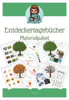 Vorschau - Stundenentwürfe - Materialpaket: Entdeckertagebücher für alle Jahreszeiten - Deckblatt