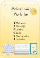 Vorschau - Arbeitsblätter - Materialpaket Wortarten - Deckblatt
