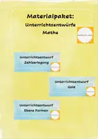 Vorschau - Stundenentwürfe - Materialpaket - Unterrichtsentwürfe Mathe - Deckblatt