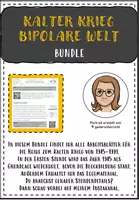 Vorschau - Arbeitsblätter - BUNDLE Kalter Krieg / Bipolare Welt nach 1945 - Deckblatt