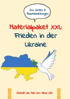 Vorschau - Stundenentwürfe - Materialpaket XXL Frieden in der Ukraine - Ukraine Krieg gegen Russland - Deckblatt