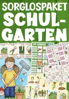 Aperçu - Matériel pour travaux manuels / dessin - SCHULGARTEN / Garten / Natur DEUTSCH / DAZ / Allemand Sparpaket / kit pédagogique XXL Bundle! - Page de couverture