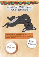 Vorschau - Arbeitsblätter - Materialpaket zum Thema Hund/Schulhund - Deckblatt