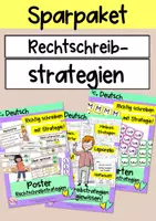 Vorschau - Fördermaterial/Inklusion - Materialpaket Rechtschreibstrategien - Deckblatt