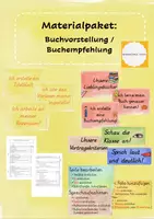 Vorschau - Unterrichtsreihen - Materialpaket - Buchvorstellung / Buchempfehlung - Deckblatt