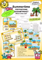 Vorschau - Spiele - Summer/ Sommer - PREPOSITIONS - Gesamtpaket - Deckblatt