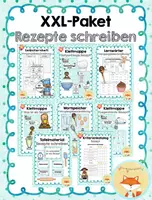 Vorschau - Arbeitsblätter - XXL-Paket - Vorgangsbeschreibung (Rezept) - Deckblatt