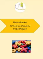 Vorschau - Stundenentwürfe - Materialpacket Terme / Gleichungen / Ungleichungen - Deckblatt