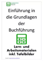 Vorschau - Stundenentwürfe - Grundlagen der Buchführung (Paket inkl. Tafelbilder) - Deckblatt