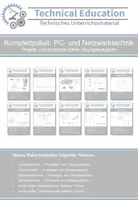 Vorschau - Arbeitsblätter - Komplettpaket: PC- und Netzwerktechnik (Theorie und Übungsaufgaben) - Deckblatt