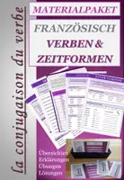 Aperçu - Feuilles d'exercices - Französisch: Verben und Zeitformen - Materialpaket - Page de couverture