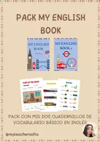 Vista previa - Unidades / Secuencias / Situaciones de Aprendizaje - Pack My English Book: cuadernos de vocabulario - Portada