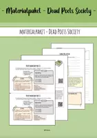Vorschau - Arbeitsblätter - Dead Poets Society - Materialpaket - Deckblatt