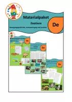 Vorschau - Arbeitsblätter - Materialpaket Zootiere (Bewegungsgeschichte, Lesespaziergang und Lesetext) - Deckblatt