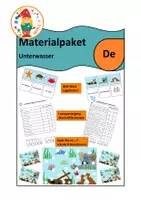 Vorschau - Arbeitsblätter - Materialpaket Unterwasser - Deckblatt
