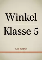 Vorschau - Präsentationen/Tafelbilder - Tafelbilder - Winkel Klasse 5 (Materialpaket) - Deckblatt