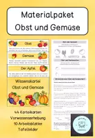 Vorschau - Arbeitsblätter - Obst und Gemüse Materialpaket #Silvesterknaller23 - Deckblatt