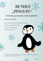 Vorschau - Arbeitsblätter - MATERIALPAKET „PINGUIN“ für Kindergartenkinder und Grundschüler (wachsend*) - Deckblatt