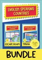 Aperçu - Jeux - English Speaking Countries: Kit pédagogique (Anglais) - Page de couverture