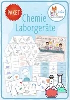 Vorschau - Arbeitsblätter - SPAR-PAKET Laborgeräte Chemie – 14x Spiele und Aktivitäten - Deckblatt