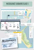 Vorschau - Stundenentwürfe - Geographie Materialpaket Klasse 5 Erdkunde - Deckblatt
