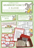 Vorschau - Arbeitsblätter - Grundwortschatz der 2. Klasse - mitwachsendes Sparpaket - Deckblatt