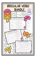 Vorschau - Stationenlernen - Irregular Verbs - Bundle! - Deckblatt