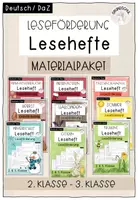 Vorschau - Arbeitsblätter - Materialpaket: Lesehefte (Leseförderung) - Deckblatt