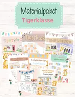Vorschau - Arbeitsblätter - Materialpaket für die Tigerklasse - wachsendes Bundle - Deckblatt