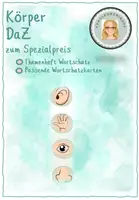Vorschau - Arbeitsblätter - Körper 2 in 1 Paket - Deckblatt