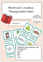 Vorschau - Fördermaterial/Inklusion - Materialpaket Montessori Lesedosen Phonogramme - Deckblatt