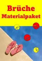 Vorschau - Arbeitsblätter - Brüche - Materialpaket - Hälfte / Viertel / Drittel - Deckblatt