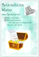 Vorschau - Arbeitsblätter - Winter Materialkiste - Deckblatt